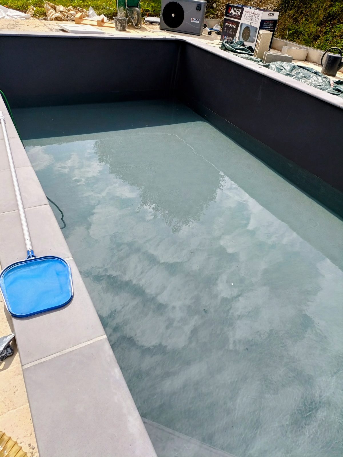 Finitions de liner avant mise en service